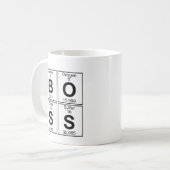 CHEF (boss) - voll Kaffeetasse (Vorderseite Links)