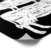 Chef Butcher Bbq I'd Smoke That Pork Beef Funny Fa Poster (Ecke)