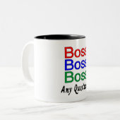 Chef-Chef-Chef Zweifarbige Tasse (Vorderseite Links)