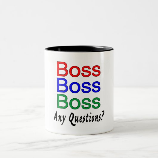 Chef-Chef-Chef Zweifarbige Tasse (Mittel)