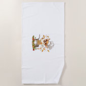 Chef Chihuahua � Culinary Dog Master Strandtuch (Vorderseite)