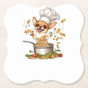 Chef Chihuahua � Meister des kulinarischen Hundes Untersetzer
