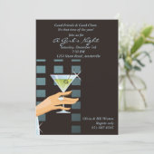 Chef - Cocktail-Party Einladung (Stehend Vorderseite)