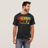 Chef colorful funny pampered chef T-Shirt (Vorne ganz)