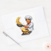 Chef Cooking Fried Rice Sticker (Umschlag)