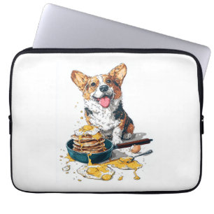 Chef Corgi – Lustiger kochender Hund Laptopschutzhülle