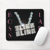 Chef-Dame Bling Bling Mousepad (Mit Mouse)