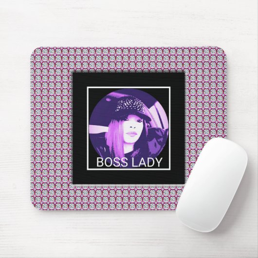 Chef-Dame Diamonds Mousepad (Mit Mouse)