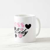 Chef-Dame Hearts Mug Kaffeetasse (VorderseiteRechts)