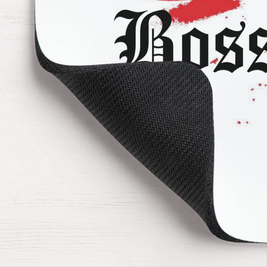 Chef-Dame Lipstick und Lippen Mousepad (Ecke)