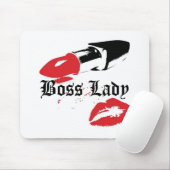 Chef-Dame Lipstick und Lippen Mousepad (Mit Mouse)