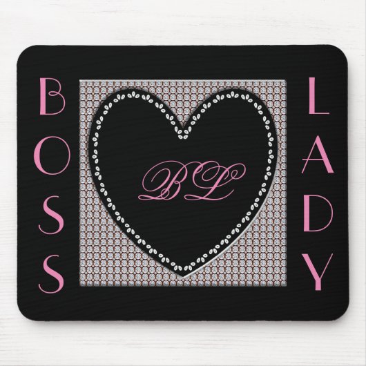 Chef-Dame-Mauspad Mousepad (Vorne)