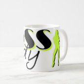 Chef-Dame Mug (Limones Grün) Kaffeetasse (VorderseiteRechts)