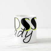 Chef-Dame Mug (Limones Grün) Kaffeetasse (Mittel)