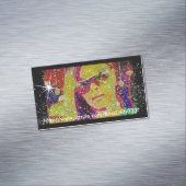 Chef-Dame Sparkle Magnetische Visitenkarte (Beispiel)