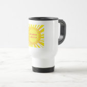 Chef-Dame Sunshine Sparkle Travel Mug Reisebecher (VorderseiteRechts)