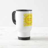 Chef-Dame Sunshine Sparkle Travel Mug Reisebecher (Vorderseite Links)