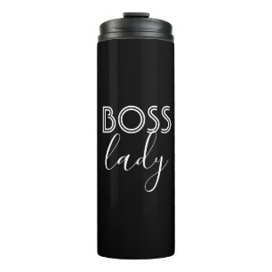 Chef-Dame Thermal Tumbler   schwarz u. Weiß Thermosbecher
