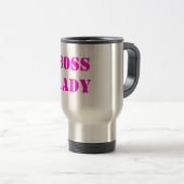 Chef-Dame Travel Mug Reisebecher (VorderseiteRechts)