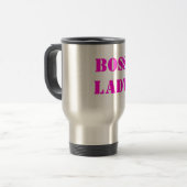 Chef-Dame Travel Mug Reisebecher (Vorderseite Links)