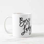 Chef-Dame Trendy Lettering Kaffeetasse (Links)