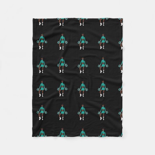 Chef/Dancer Fleece Blanket Aqua Spark (Vorderseite)