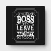 Chef danke der Plakette Fotoplatte (Vorderseite)