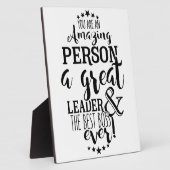 Chef danke fotoplatte (Seite)