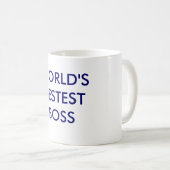 CHEF DAS BESTEST DER WELT KAFFEETASSE (VorderseiteRechts)