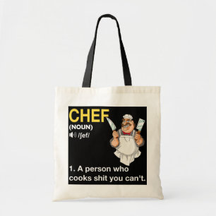 Chef Definition Lustig Kochen Kochgeschenk Tragetasche