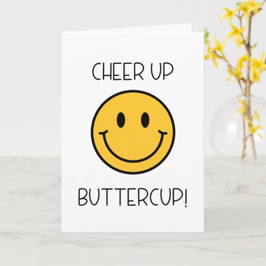 Chef den Buttercup! Karte (Gelbe Blume)