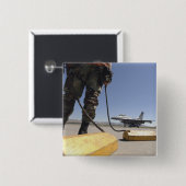 Chef der Crew der US-Luftwaffe Button (Vorne & Hinten)