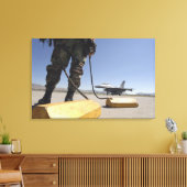 Chef der Crew der US-Luftwaffe Leinwanddruck (Insitu (Wohnzimmer))