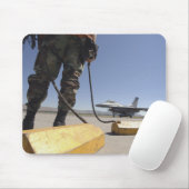 Chef der Crew der US-Luftwaffe Mousepad (Mit Mouse)