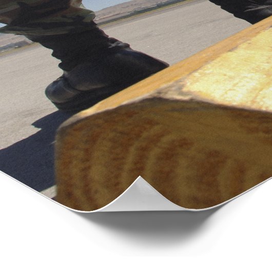 Chef der Crew der US-Luftwaffe Poster (Ecke)