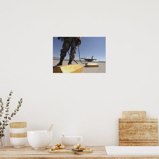 Chef der Crew der US-Luftwaffe Poster (Küche)