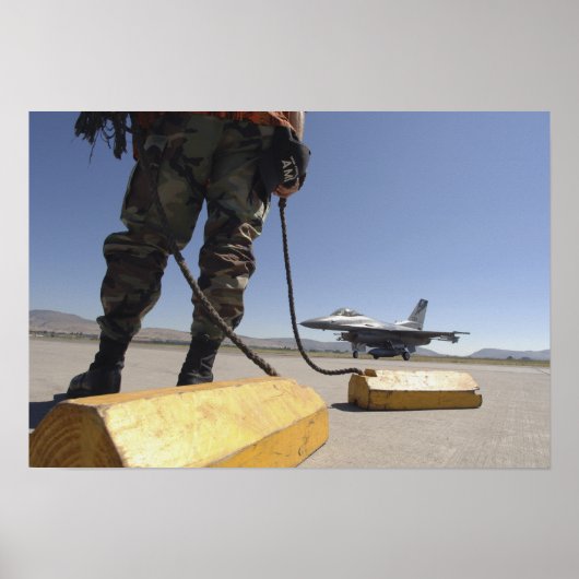 Chef der Crew der US-Luftwaffe Poster (Vorne)