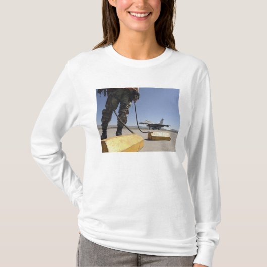 Chef der Crew der US-Luftwaffe T-Shirt (Vorderseite)