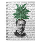 Chef der Evergreen Head-Pflanze Notizblock (Vorderseite)