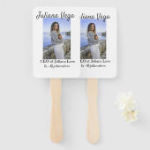 Chef der Geschäftsführerin, Chefin Instagram Handl Fächer (Vorne und Hinten)