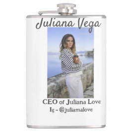 Chef der Geschäftsführerin, Chefin Instagram Handl Flachmann