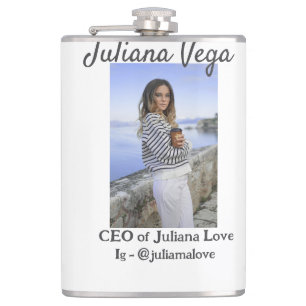 Chef der Geschäftsführerin, Chefin Instagram Handl Flachmann