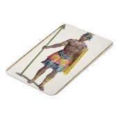 Chef der Honduraner, 1780 (farbige Gravur) Magnet (Linke Seite)