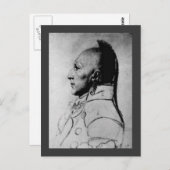 Chef der kleinen Osages Postkarte (Vorne/Hinten)