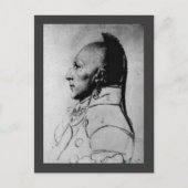 Chef der kleinen Osages Postkarte (Vorderseite)