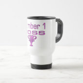 Chef der Nr.-1 im Rosa Reisebecher (VorderseiteRechts)