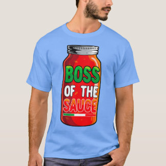 Chef der Sauce Italiener für Männer Frauen Funny M T-Shirt