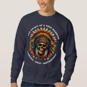 Chef des amerikanischen Skull Sweatshirt (Vorderseite)