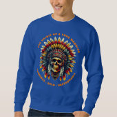 Chef des amerikanischen Skull Sweatshirt (Vorderseite)