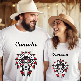 Chef des bunten Amerikanischen Ureinwohners von Ka T-Shirt